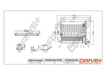 DR!VE+ DP1110.13.0155 FILTR PALIVA