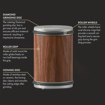 1 комплект, точилка для ножей на колесах, точилка для ножей на колесах Z