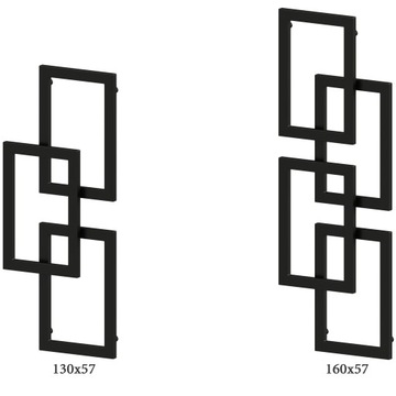 Grzejnik dekoracyjny pokojowy 130x57 Aureus Premium