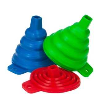 СИЛИКОНОВАЯ ВОРОНКА СКЛАДНАЯ КУХОННАЯ ГУБОБКА ГИБКАЯ МАШИНКА