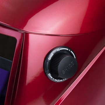 СВАРОЧНЫЙ ШЛЕМ С АВТОЗАТЕМНЕНИЕМ КРАСНАЯ АВТОМАТИЧЕСКАЯ МАСКА MAGNUM