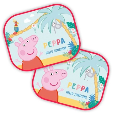 ŚWINKA PEPPA ZASŁONKI OSŁONKI PRZECIWSŁONECZNE x2