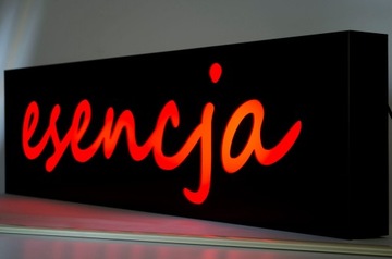 Świetlne KASETONY frezowane z dibondu SZYLD 200x50