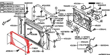 CHLADIČ KLIMA SUBARU TRIBECA 05- 3.0 H6 B