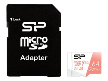 SD-карта Silicon Power SP064GBSTXDV3V20SP 64 ГБ