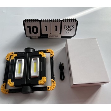 LAMPA ROBOCZA BUDOWLANA LED COB AKUMULATOR 5000 MAH 1500LM