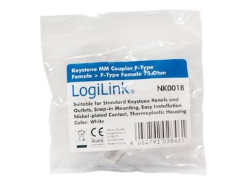 LOGILINK NK0018 Keystone coupler F-Type