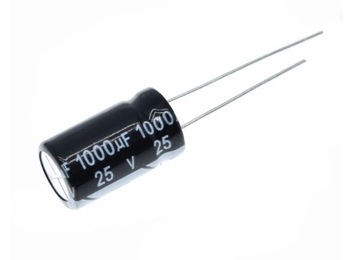 Kondensator elektrolityczny 1000uF/25V 10X17mm