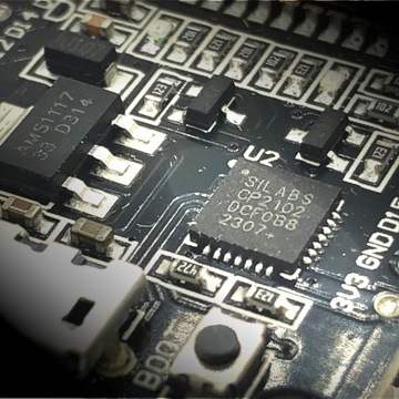ESP32 wifi bluetooth ESP-WROOM-32 с золотыми полосками для пайки