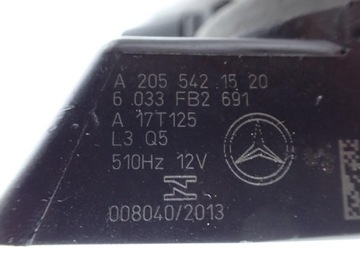 KLAKSON SIGNÁL TRUBKA LEVÝ ORIGINÁLNÍ MERCEDES TŘÍDA C W205 C205 17R