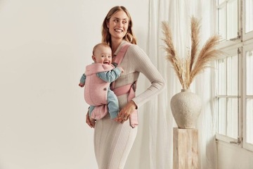 МИНИ-ПЕРЮСКА ИЗ ДЖЕРСИ СВЕТЛО-РОЗОВАЯ BABYBJORN 3D