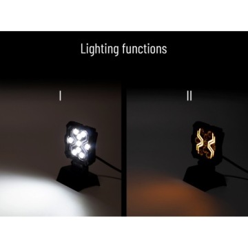 DARBO ŽIBINTAS X-SPIDER 2 9xLED HALOGENINIS PAPILDOMAS PRIEKINIS ŽIBINTAS GALINGAS GABARITINIS L0195 – nuotrauka 10