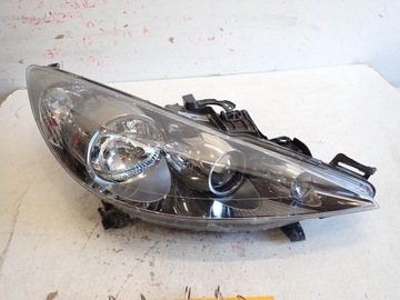 Lampa przód przednia prawa PEUGEOT 207 RC 2005- 9683201480