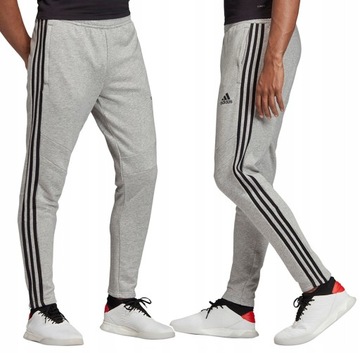 2723 SPODNIE MĘSKIE ADIDAS DRESOWE KIESZENIE NA ZAMEK BAWEŁNIANE XL