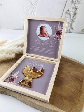 СПАСИБО подарок ПОДАРОК ​​КРЕСТНЫМ РОДИТЕЛЯМ фото ЗОЛОТОЙ МАГНИТ на крещение