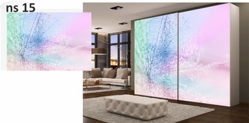 Дверная наклейка гардеробной мебель шпон до размера