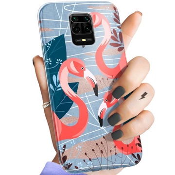 ETUI DO XIAOMI REDMI NOTE 9 PRO WZORY FLAMING FLAMINGI PTAKI OBUDOWA CASE