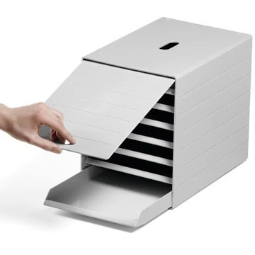 ORGANIZER Durable Idealbox 7 SZUFLAD Z OSŁONĄ szafka na dokumenty kontener
