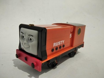 TrackMaster Mattel KOLEJ z napędem RUDIK RUSTY