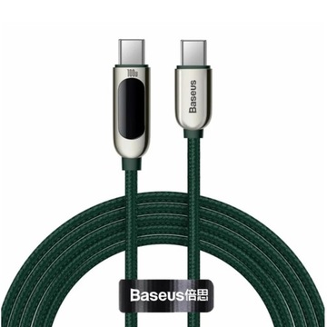 Kabel USB-C / USB-C, Baseus Display, 5A, 100W, 2m