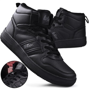 Buty Męskie Lee Cooper za kostkę -1307 r.43 czarne