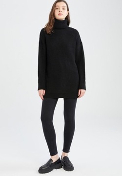 Sweter z golfem oversize DeFacto S