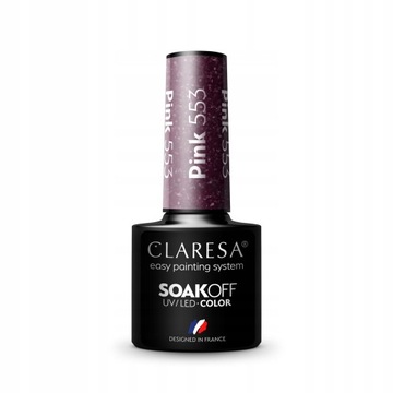 Claresa Lakier hybrydowy PINK 553 5g
