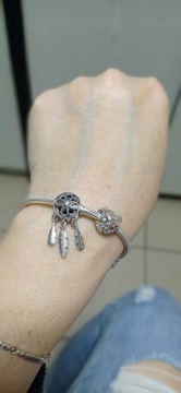 Charms Łapacz Snów Zawieszki Charms Srebro 925 + Pandora Miarka Jubilerska