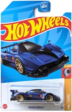 HOT WHEELS PAGANI ZONDA R HW TURBO 1/5 1:64 NOWY !!!