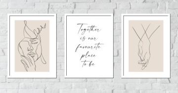 30x40 НАБОР ФОТОГРАФИЙ В РАМКЕ ПЛАСТЕРОВАЯ РАМКА РУКИ СЕМЬЯ ЛЮБОВЬ БОХО