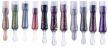 ГИБРИДНЫЙ ТОП NO WIPE HOLLYWOOD PARTICULARS GLITTER HOLO 10г MOLLY LAC