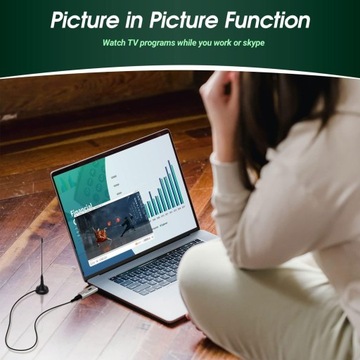 Tuner DVB-T2 USB August T210 Karta Telewizyjna HD do Komputera