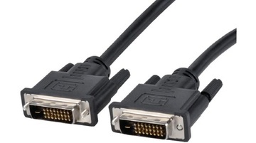 ДВУХКАНАЛЬНЫЙ СИГНАЛЬНЫЙ КАБЕЛЬ DVI-D 24+1КОНТАКТНЫЙ 1М