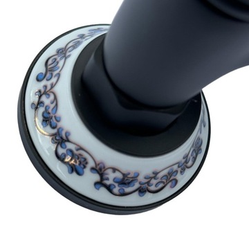 Высокий смеситель для умывальника РЕТРО черный матовый ЧЕРНЫЙ лофт ВИНТАЖ длинный излив