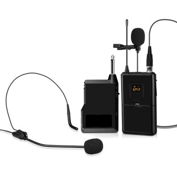 MOZOS MIC-UHF-SET BEZPRZEWODOWY SYSTEM MIKROFONOWY PROFESJONALNE