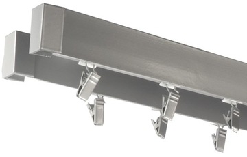KARNISZ SZYNA ALUMINIOWA SUFITOWA PODWÓJNA 110 cm