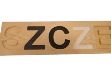 3D декупаж деревянных букв