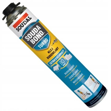 SOUDAL БЫСТРОПЕННЫЙ КЛЕЙ SOUDABOND EASY TURBO 750мл