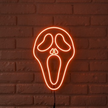 KRZYK - Neon LED FLEX - LAMPKA NOCNA - HALLOWEEN