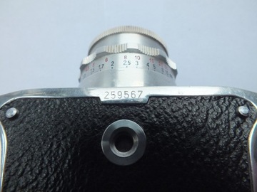 EXA II + Tessar 50 мм 1:2,8 Carl Zeiss Jena - рабочий