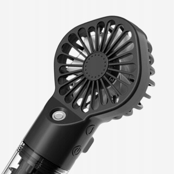 4-скоростной портативный вентилятор для путешествий, черный