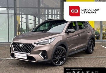 Hyundai Tucson III SUV Facelifting 1.6 T-GDi 177KM 2020 Hyundai Tucson 1.6 T-GDI 177KM 7DCT 4WD N-Line Panorama SalonPL FVmarza