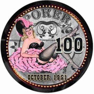 ANIMAZING Żeton October 1951 Ceramika Nominał 100