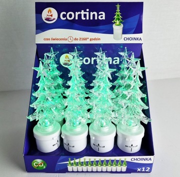 ВСТАВКА СВЕТОДИОДНАЯ РОЖДЕСТВЕНСКАЯ ЕЛКА, НА БАТАРЕЯХ, ЗЕЛЕНЫЙ ДЕКОРАЦИОН, ВСТАВКА НА БАТАРЕЯХ