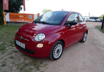 Fiat 500 II Hatchback 3d 1.2 69KM 2009 Fiat 500 1.2ben,klima,alu,opłacony