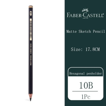 Styl 1 szt 10B 1Pc niemiecki Faber-castell PITT ma