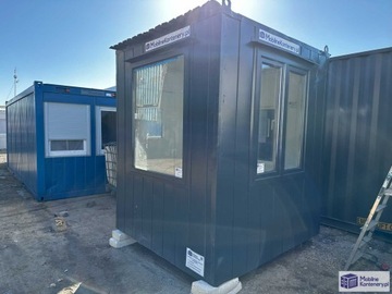 KONTENER STRÓŻÓWKA PORTIERNIA OCHRONA WIDOK NA 4 STRONY