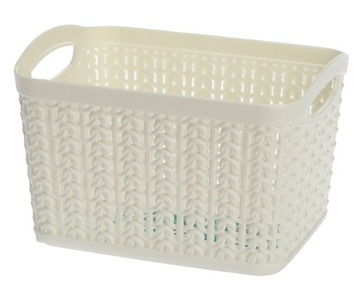 KOSZYK KOSZ WILLOW 1,5L PROSTOKĄTNY BIAŁY