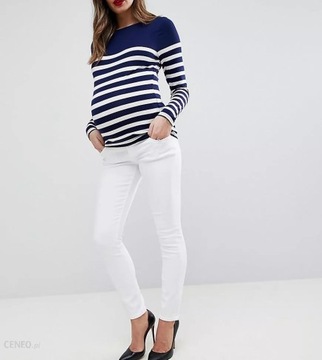 MATERNITY SPODNIE JEANSOWE XL 879