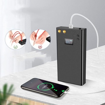 МИНИ-АППАРАТ ДЛЯ ТОЧЕЧНОЙ СВАРКИ НИКЕЛЕВОГО ЛИСТА, 7500 мАч, 70 передач, POWERBANK